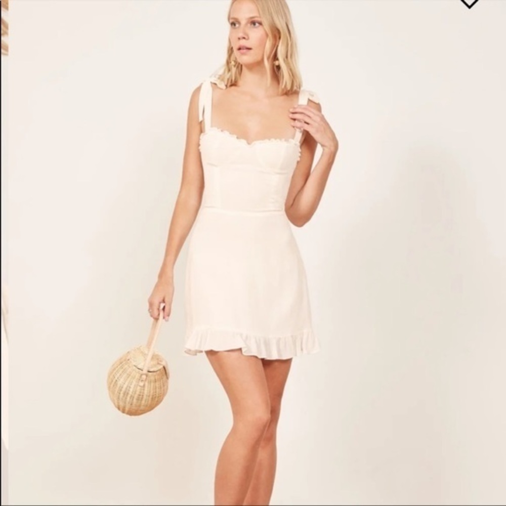 “💖Sale” Reformation Christine Dress - Ivory